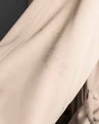 "BURBERRY" Military detail belted maxi length trench coat