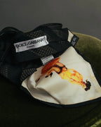 "Dolce & Gabbana" 00's-10's Silk wool scarf tie