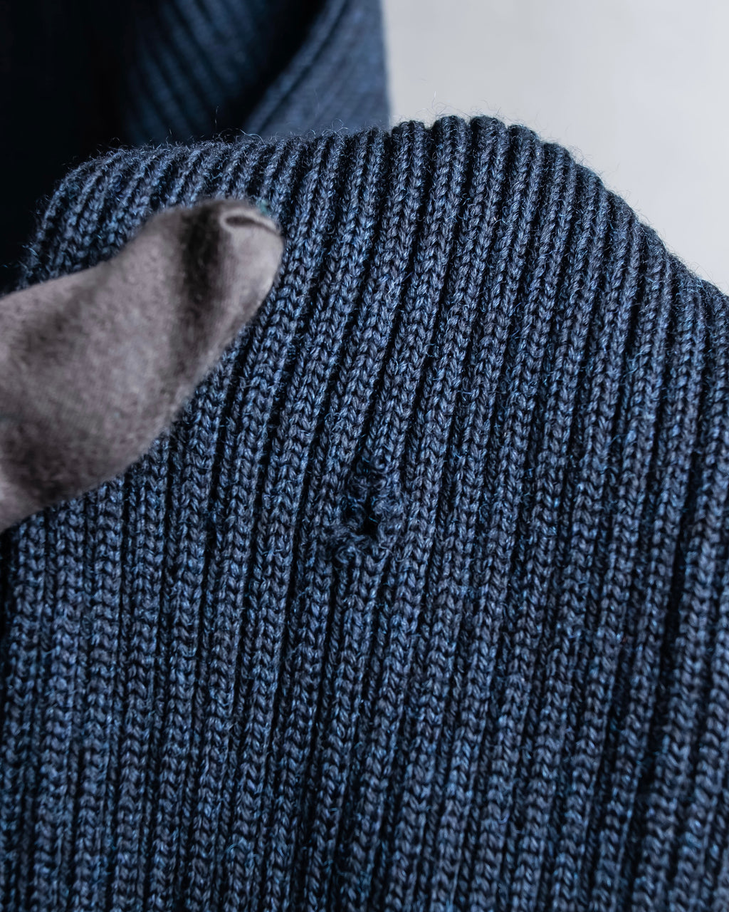 "GUCCI" Ribbed turtleneck fleece wool knit