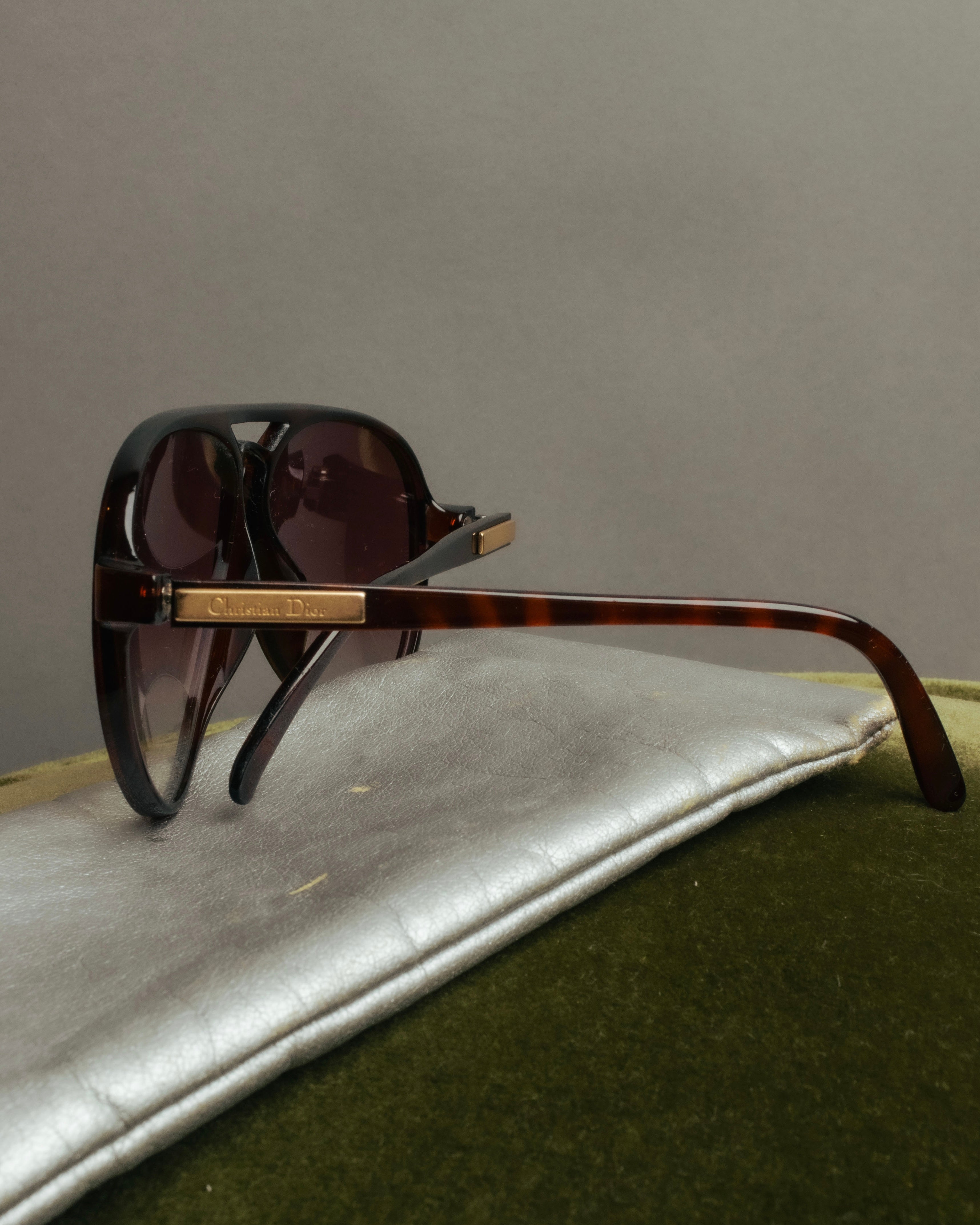 “Christian Dior” 70’s-80’s Tortoiseshell aviator sunglasses
