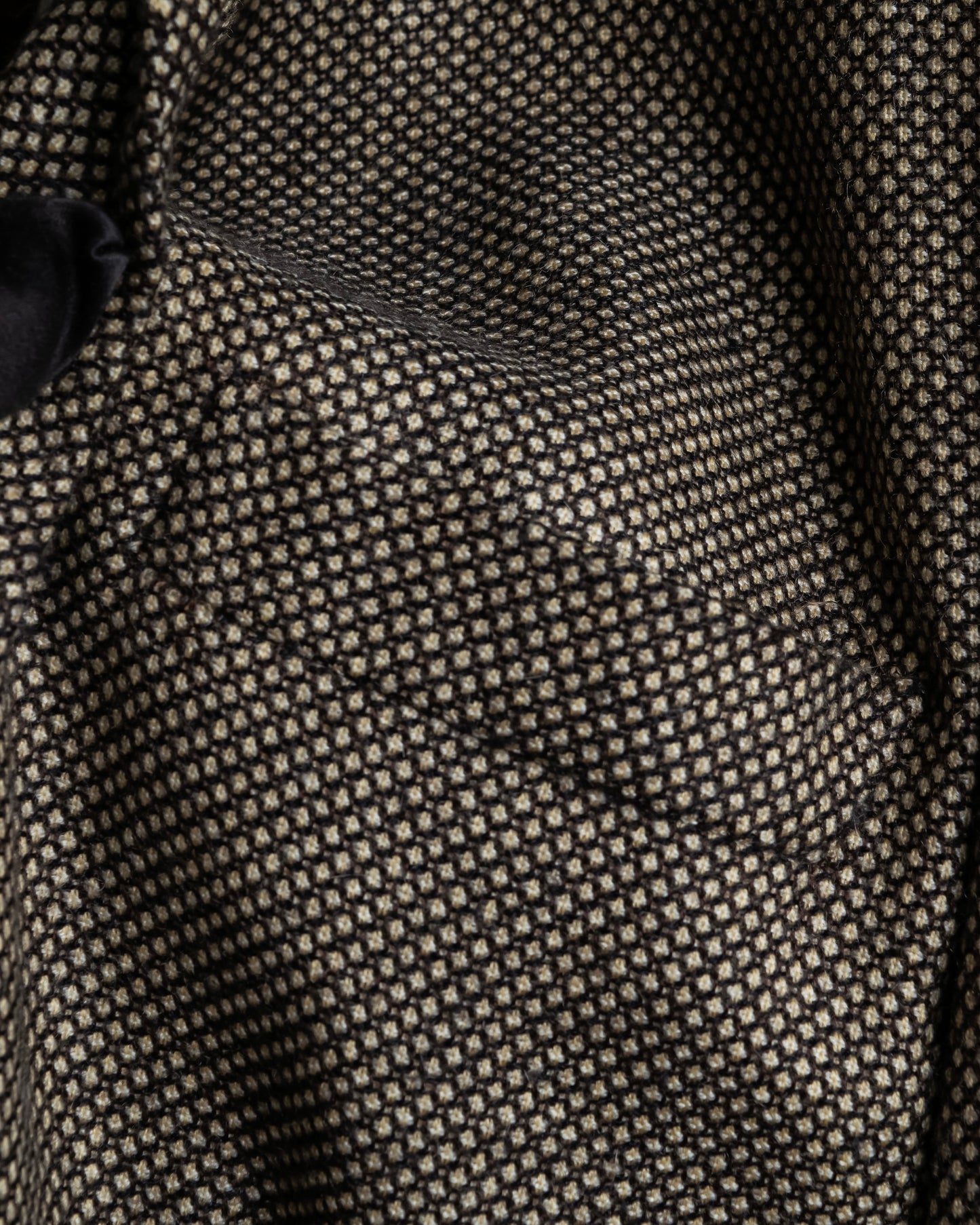 "GIORGIO ARMANI" Diamond pattern peak lapel double breasted tailored jacket