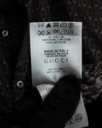"GUCCI" Horsebit pattern shaped shirt