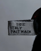 "DIOR" Red dot pattern narrow necktie