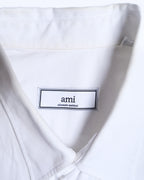 Ami alexandre mattiussi/ Oversized Long Dress Shirt White