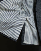 "THOM BROWNE" 3-button napped tweed tailored jacket