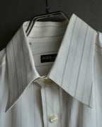"Dolce & Gabbana" 12SS Two types of woven striped shirt