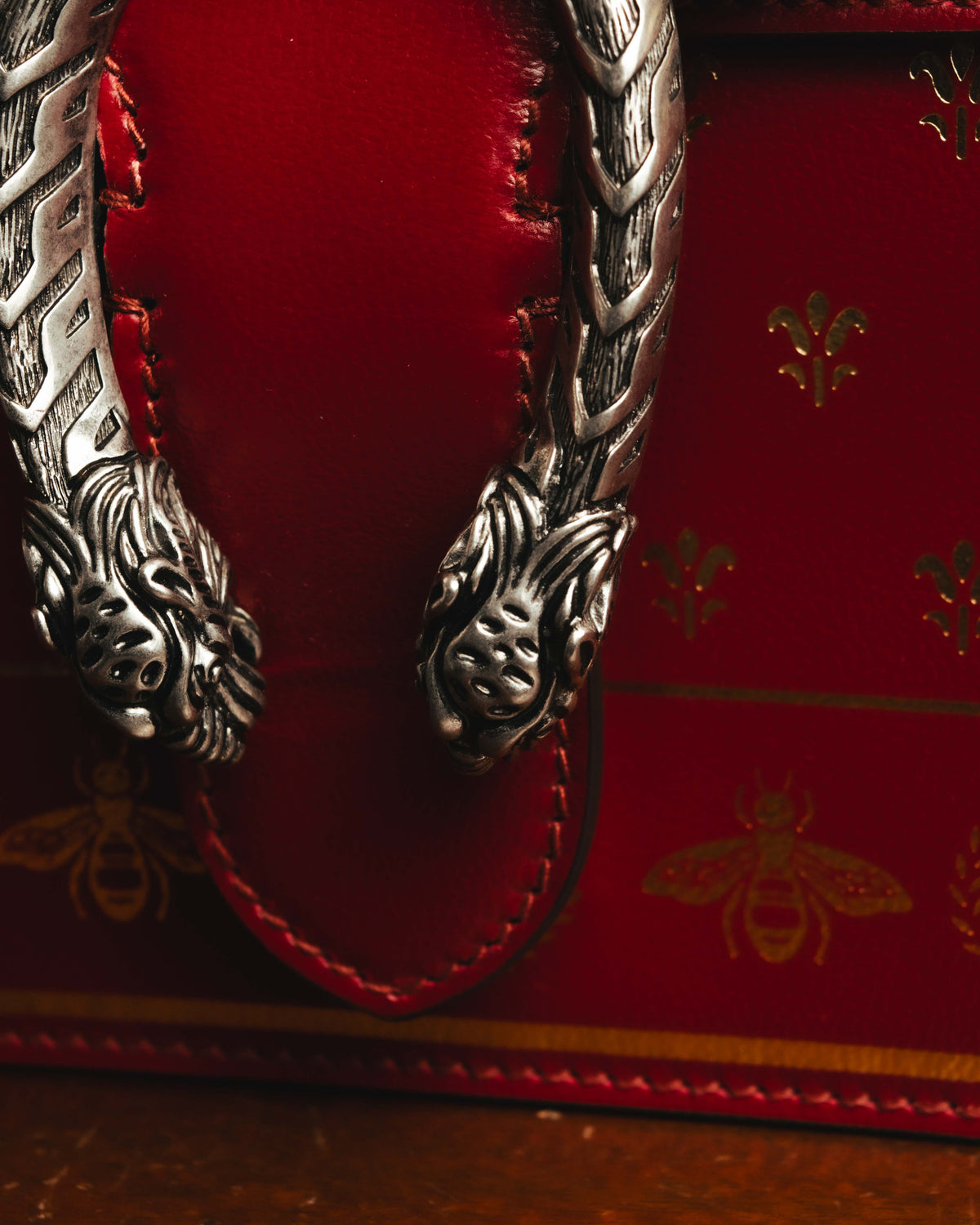 -SPECIAL- "GUCCI" 2010's-20's Collectible gucci garden embellished leather dionysus chain shoulder bag