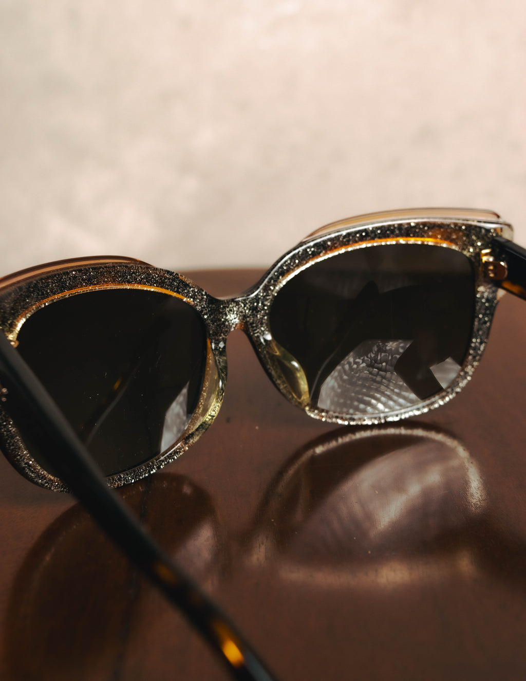 "Christian Dior" 2010's Glittered tortoiseshell sunglasses