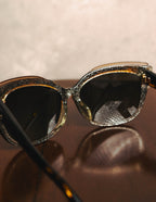 "Christian Dior" 2010's Glittered tortoiseshell sunglasses