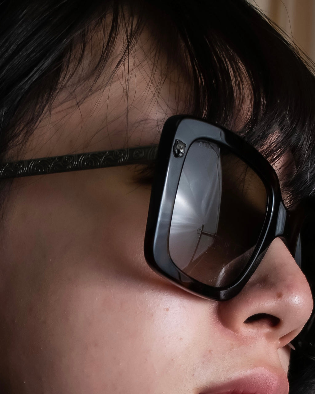 "GUCCI" Oversized square frame sunglasses