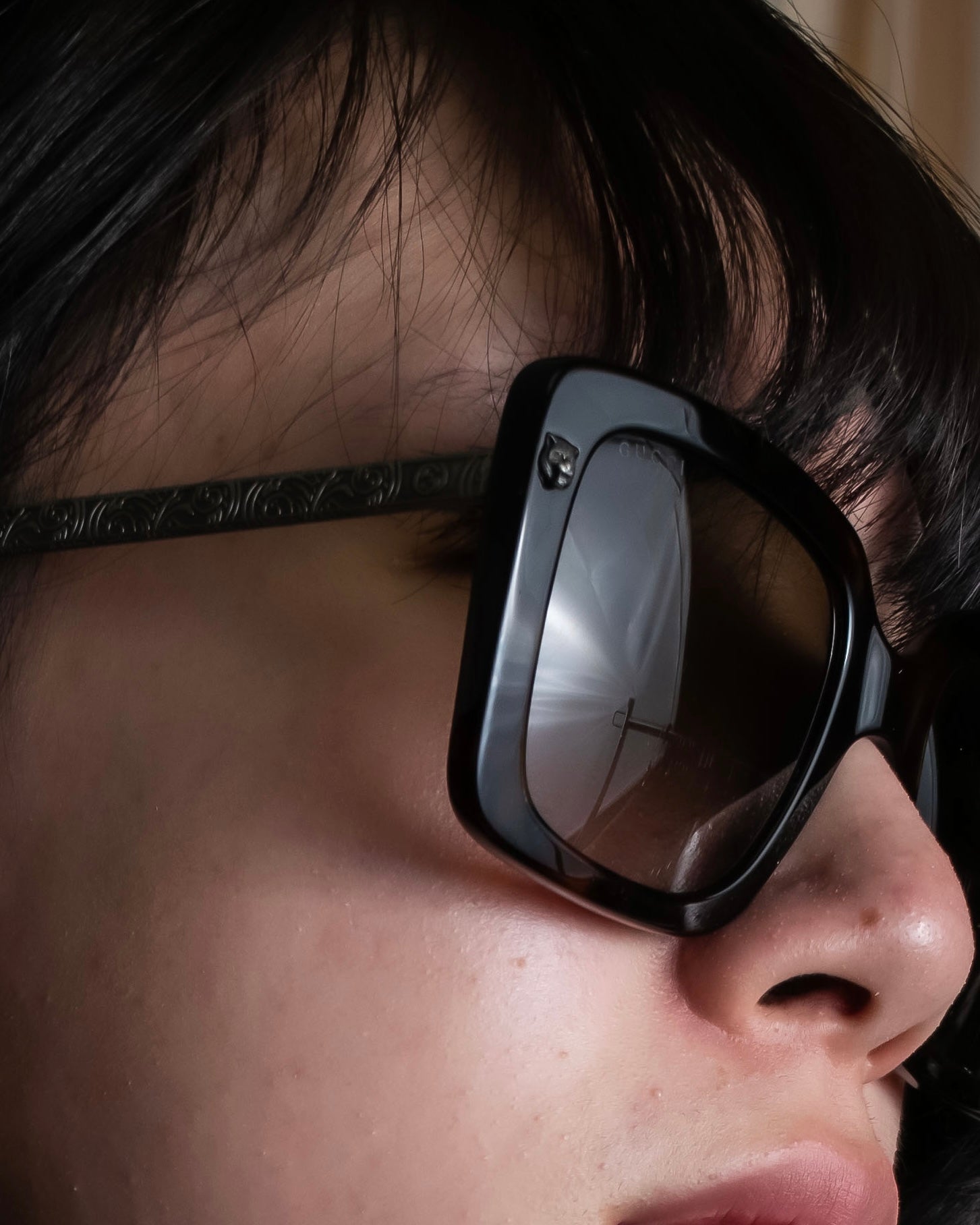 "GUCCI" Oversized square frame sunglasses