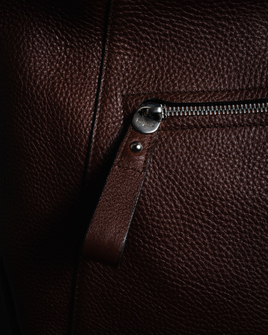 "Salvatore Ferragamo" 90’s-00’s Gancini hardware pebbled leather tote bag