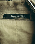 -SPECIAL- “Maison Martin Margiela” 2014SS raw-edge linen tailored jacket