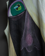 "RAF SIMONS" 13SS Surrealist face print sleeveless top