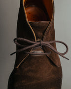 -SPECIAL- “HERMÈS” 1998-2003 Suede square toe chukka boots