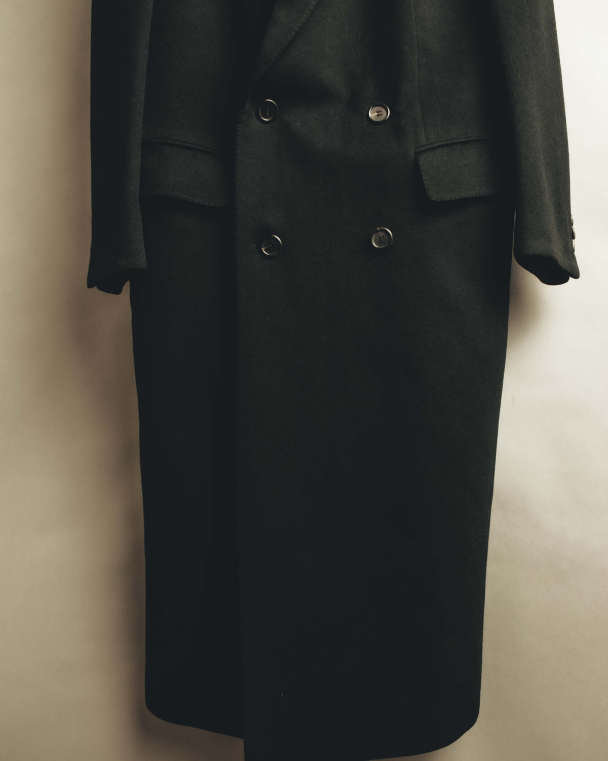 "Burberrys" 80's-90's Classic double-breasted wool overcoat