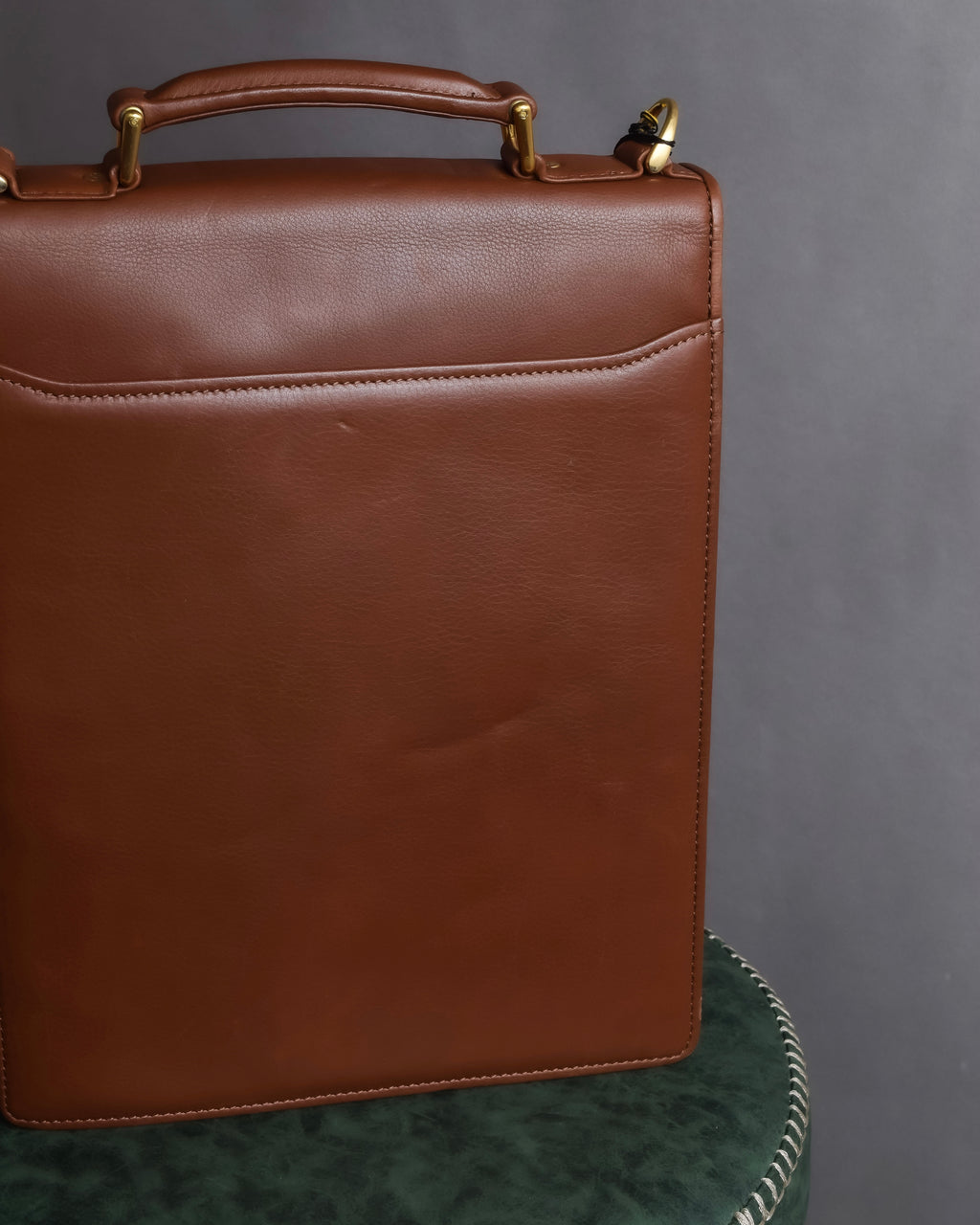 "BALENCIAGA" Water repellent flap square leather bag