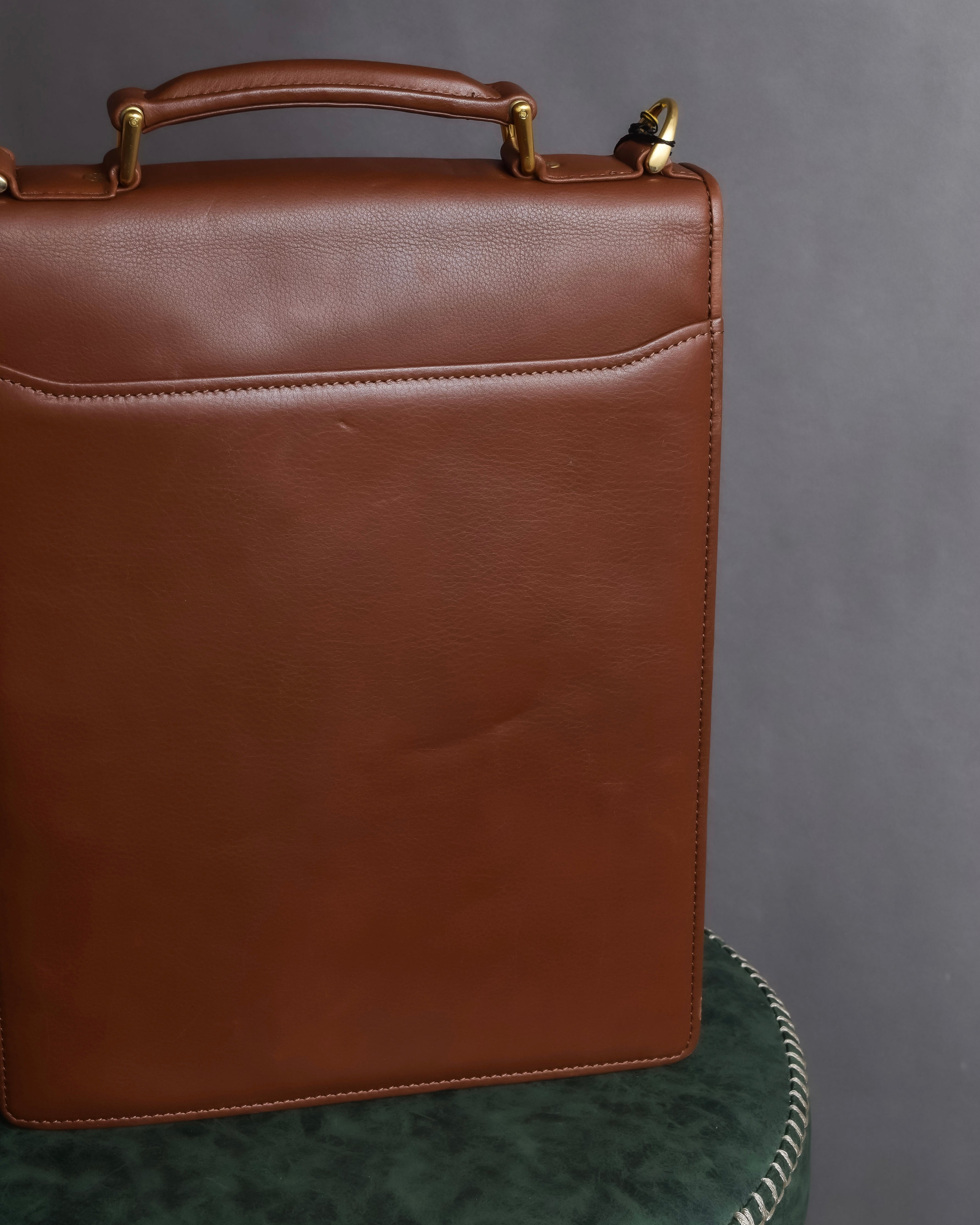 "BALENCIAGA" Water repellent flap square leather bag