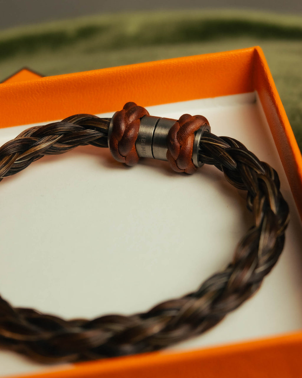 “HERMÈS” 00’s-10’s Crin de cheval horsehair bracelet