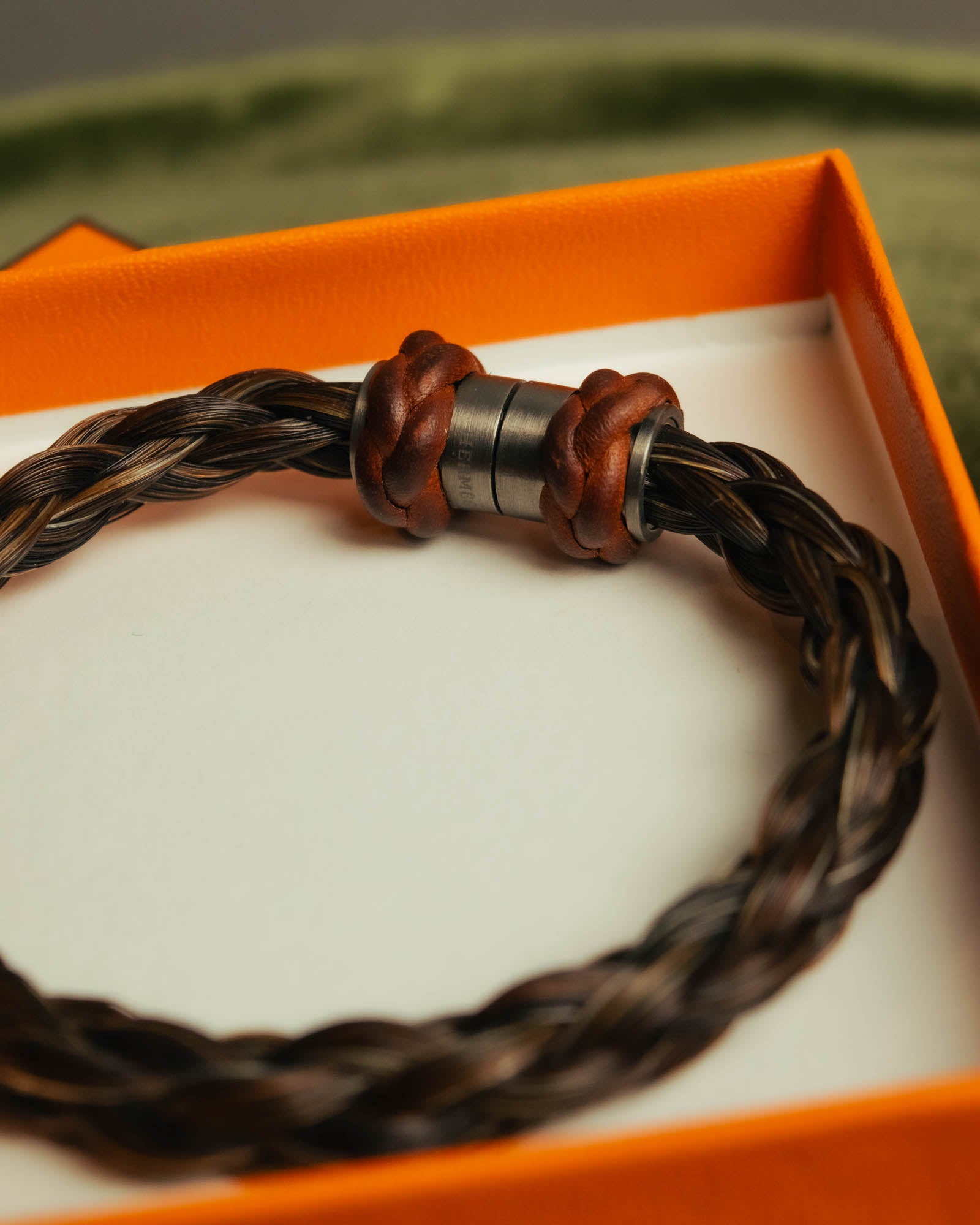“HERMÈS” 00’s-10’s Crin de cheval horsehair bracelet