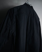 "ANN DEMEULEMEESTER" 01’s-05’s Poetically cut band collar cotton shirt