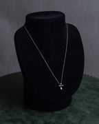 "Tiffany&Co" Small claus motif silver necklace