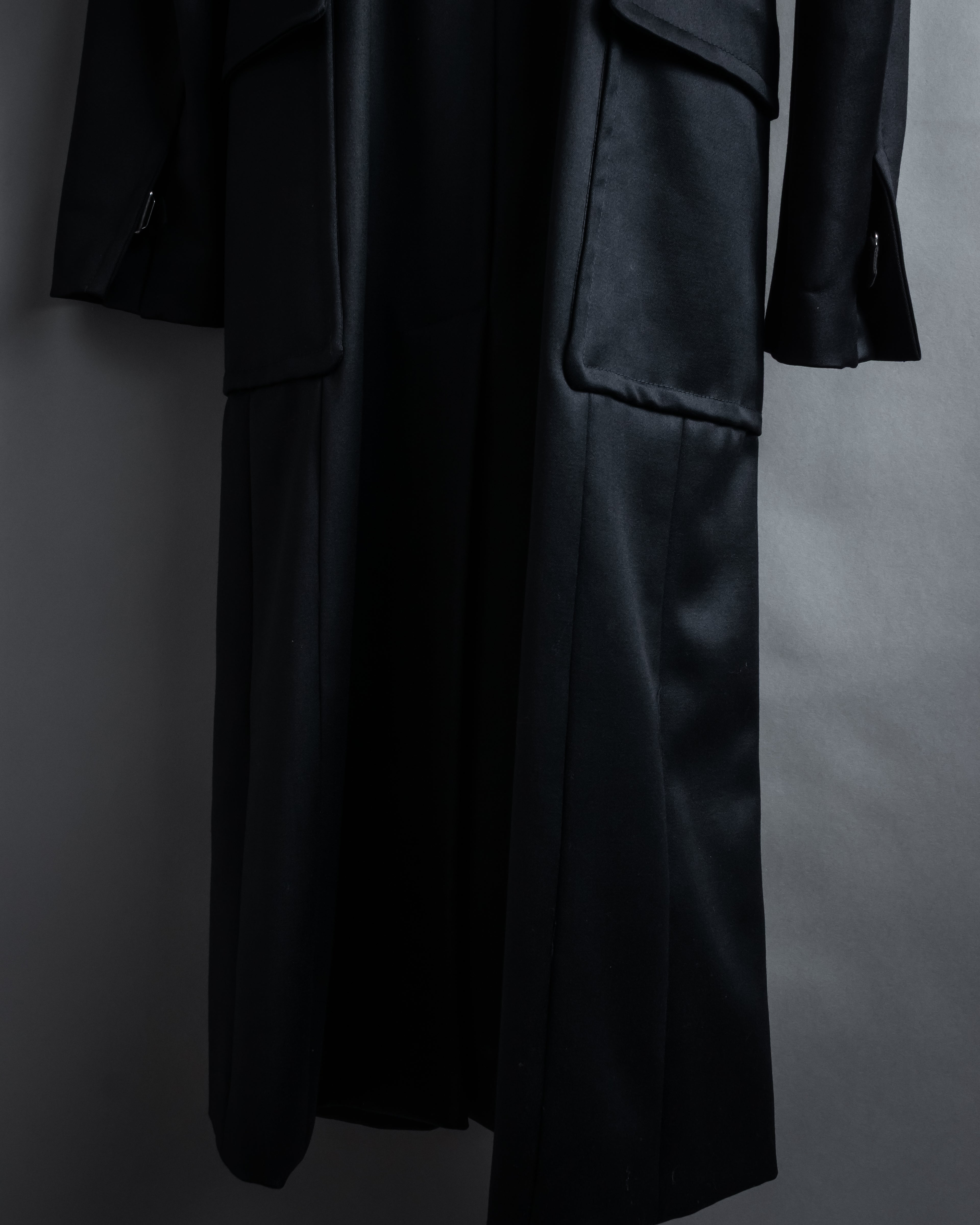 -SPECIAL- "YVES SAINT LAURENT rive gauche" 03 year Tom Ford period corset design long coat