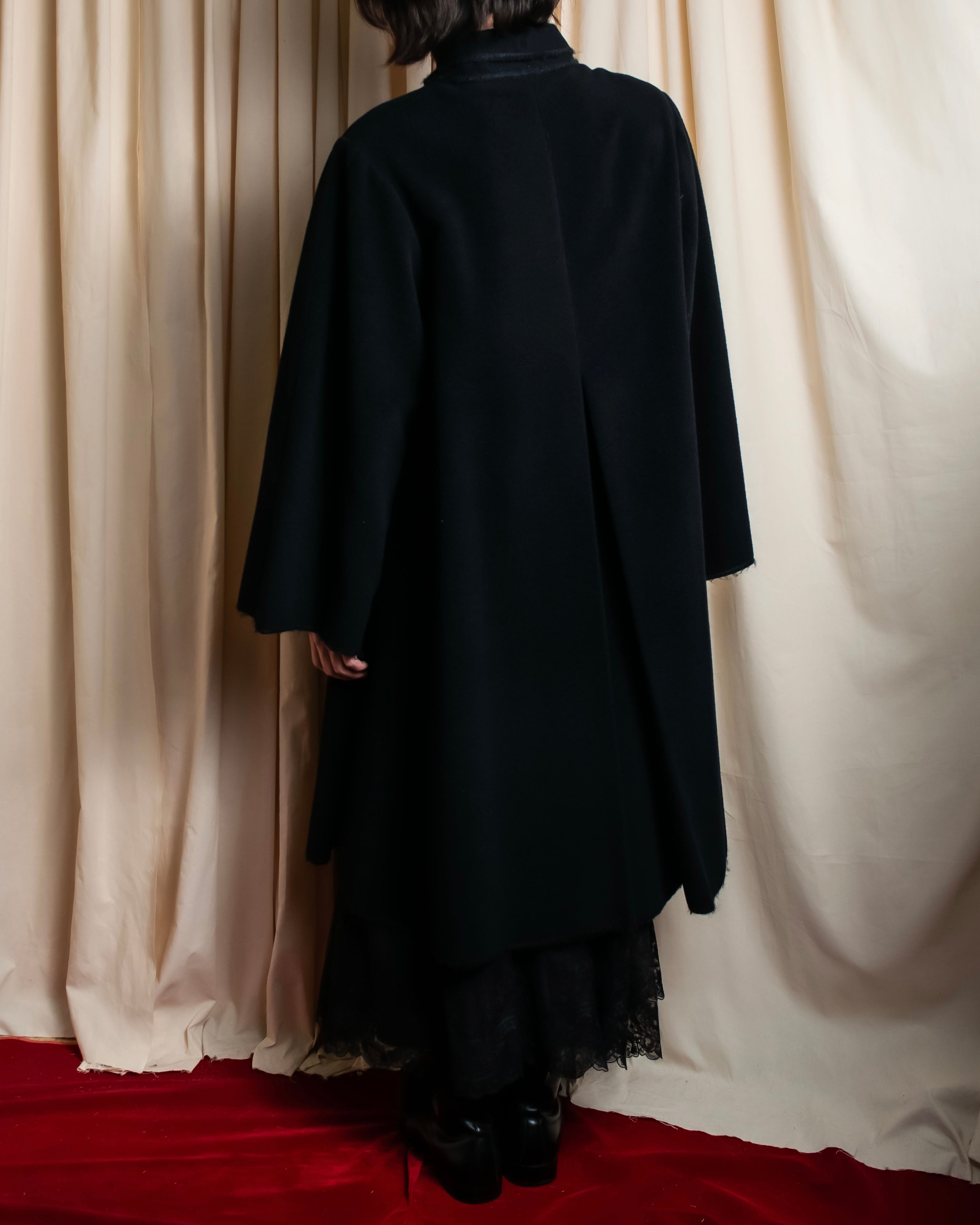 "FENDI" 00'sDouble collar design flared silhouette coat