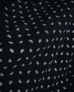 "BALENCIAGA" All-over Logo Bow-Tie Blouse