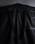 -SPECIAL- "GUCCI" 90's-00's Leather combination fur long coat