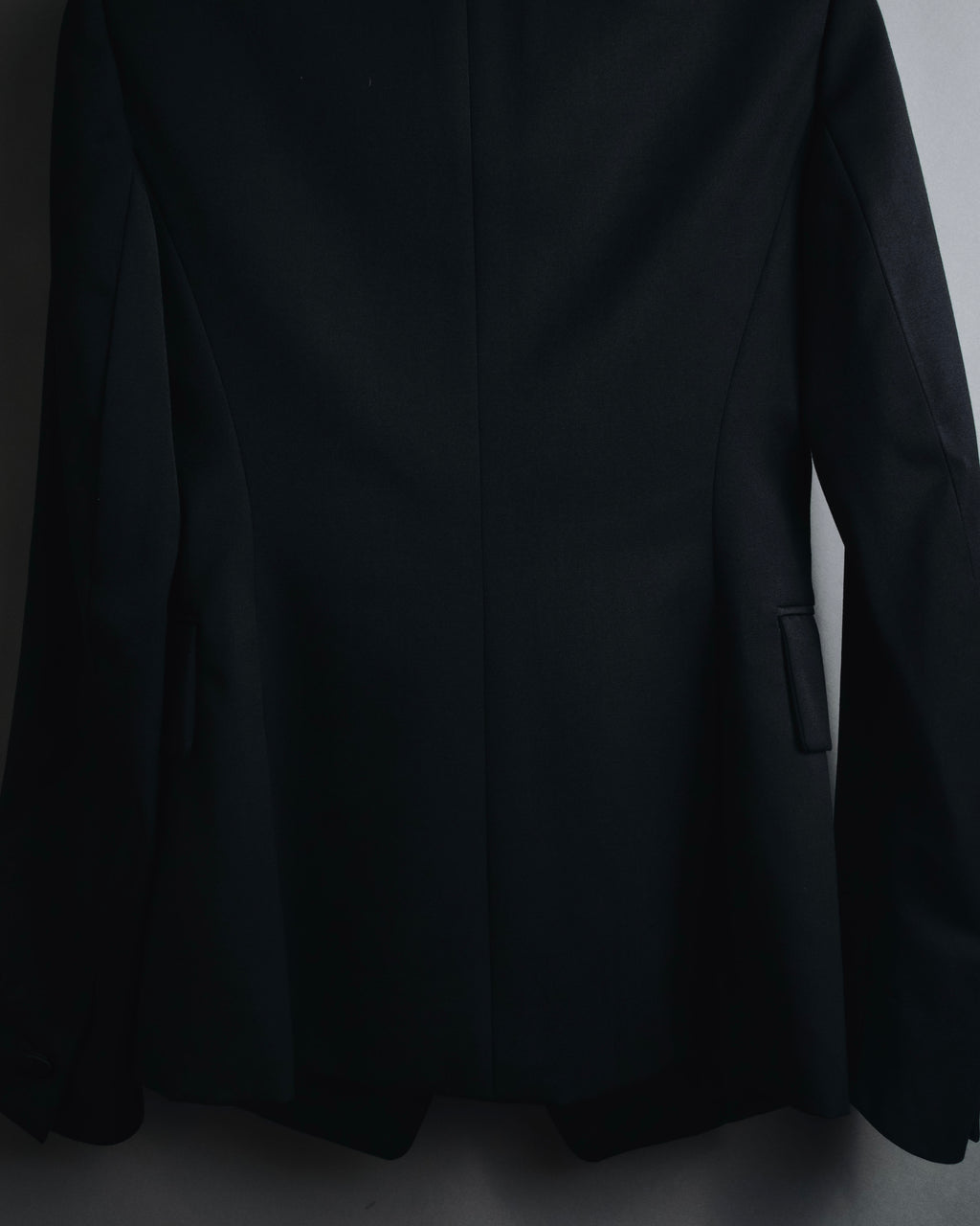 "Yves Saint Laurent" 2008AW Minimal sculpted wool jacket