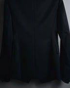 "Yves Saint Laurent" 2008AW Minimal sculpted wool jacket