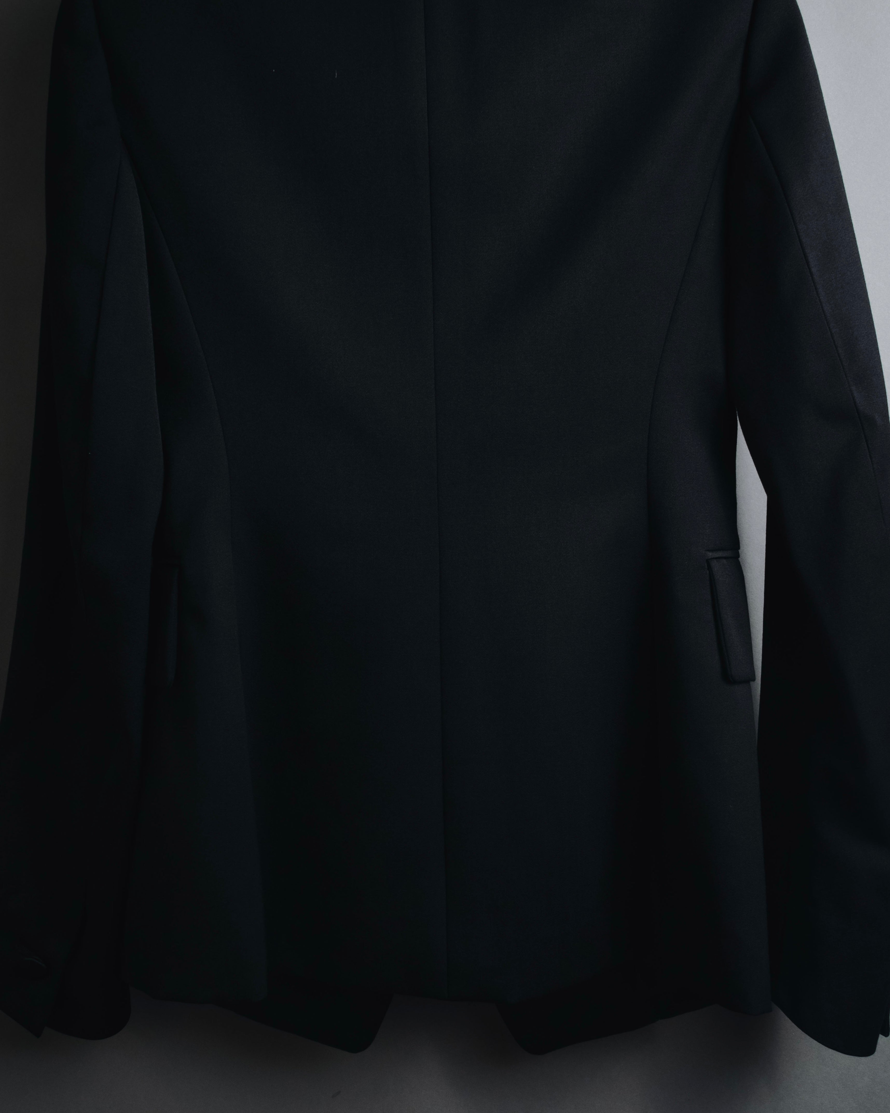 "Yves Saint Laurent" 2008AW Minimal sculpted wool jacket