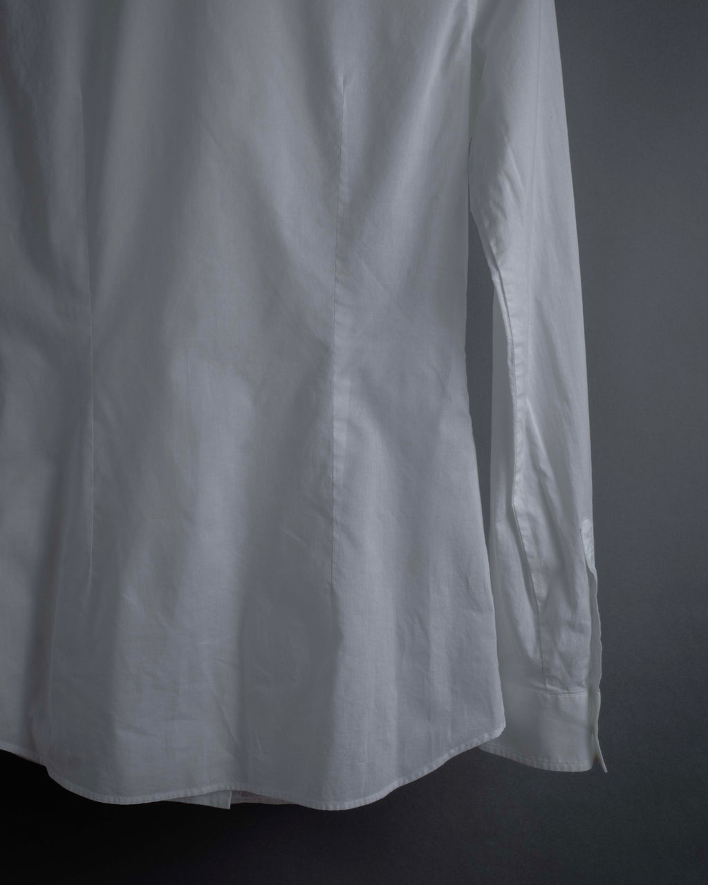 "Dolce & Gabbana" Tiered frill design white shirt