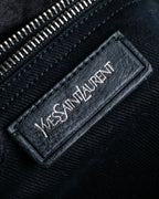 "YVES SAINT LAURENT" Muse Two series grain leather one-handle bag