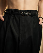 "BALENCIAGA" Chalk stripe pattern long silhouette set up