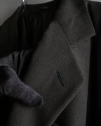 "GIORGIO ARMANI" 90's Oversized brown tailored jacket