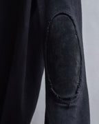 "MAISON MARGIELA" 18SS Elbow patched v-neck knit cardigan