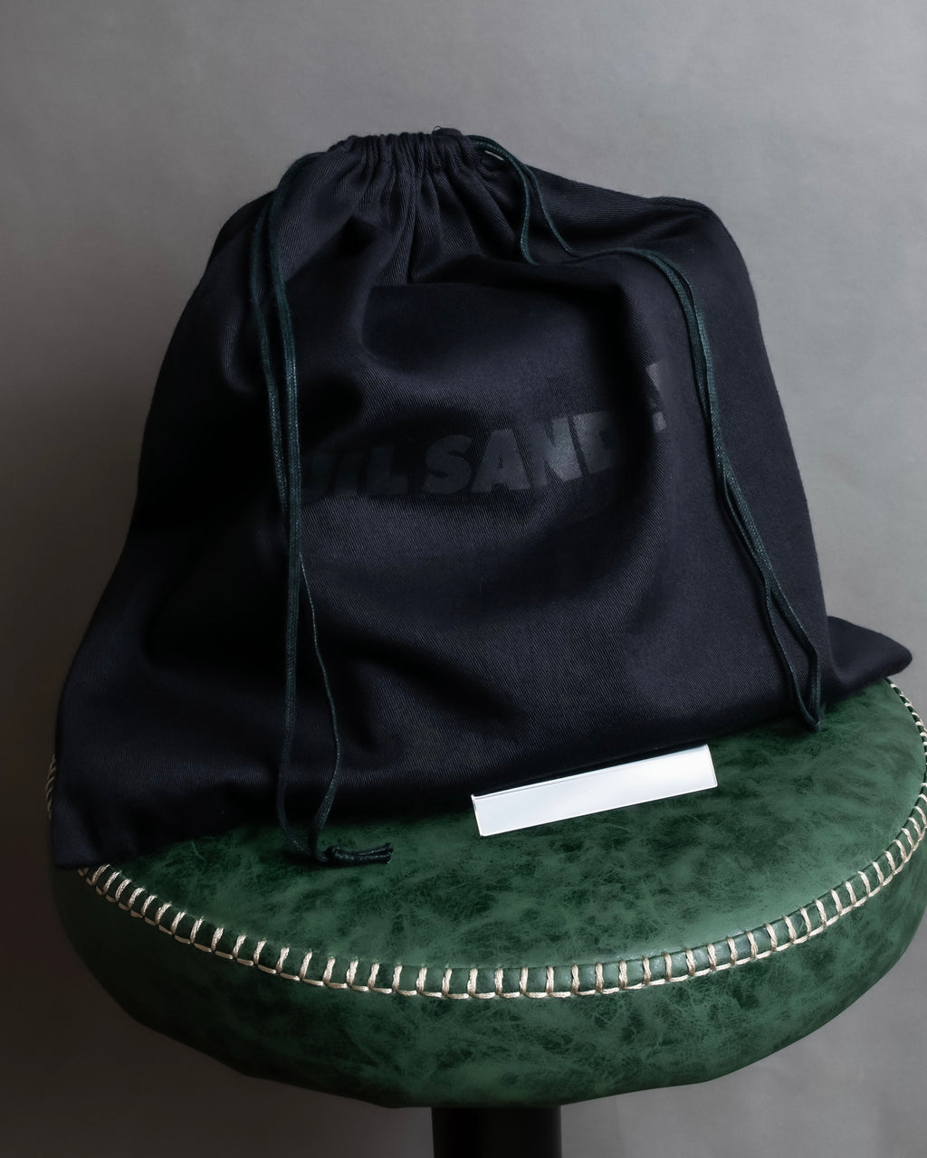 "JIL SANDER" Minimalist design leather shoulder bag