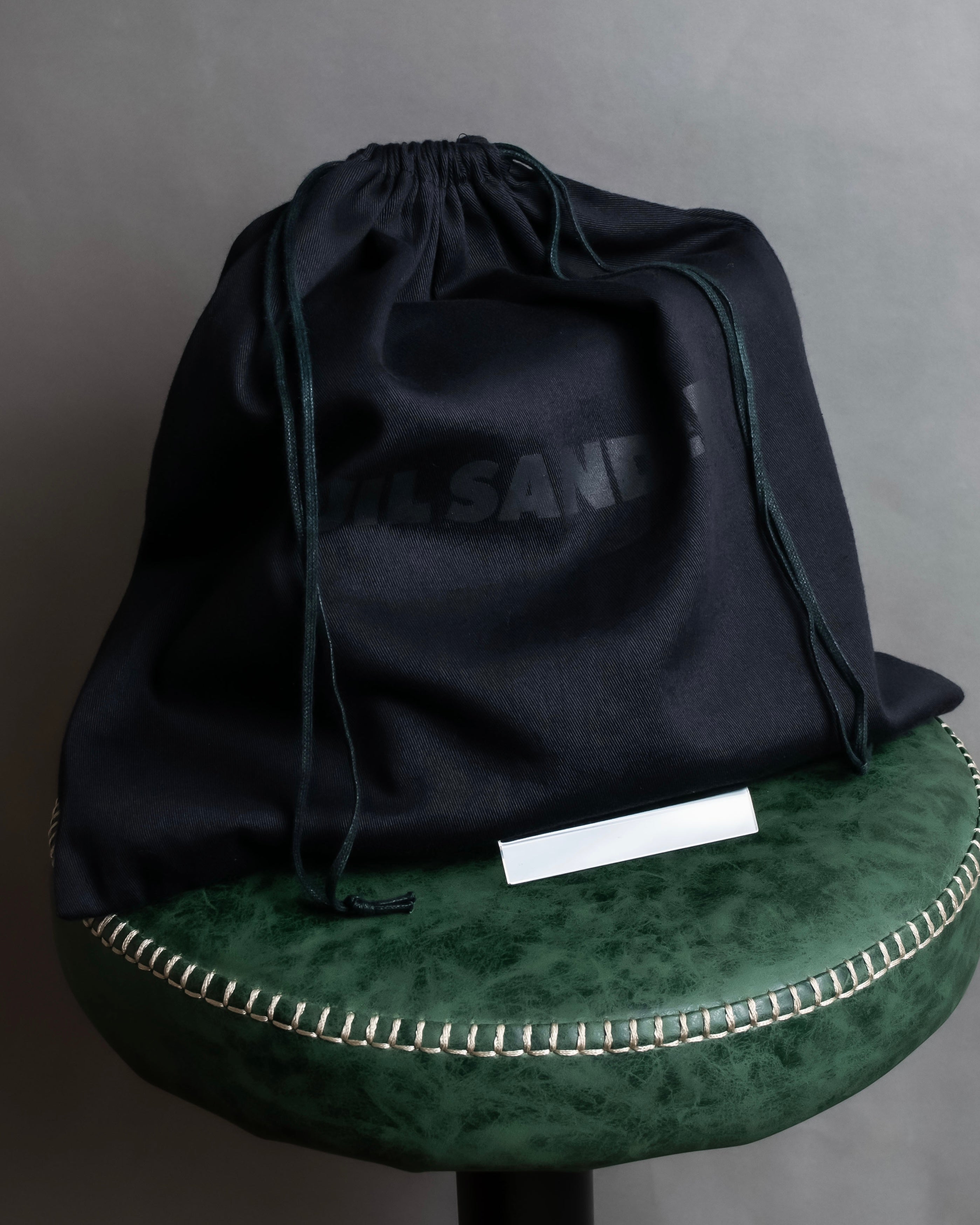 "JIL SANDER" Minimalist design leather shoulder bag