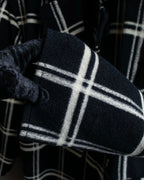 "Christian Dior Large check pattern tailored coat