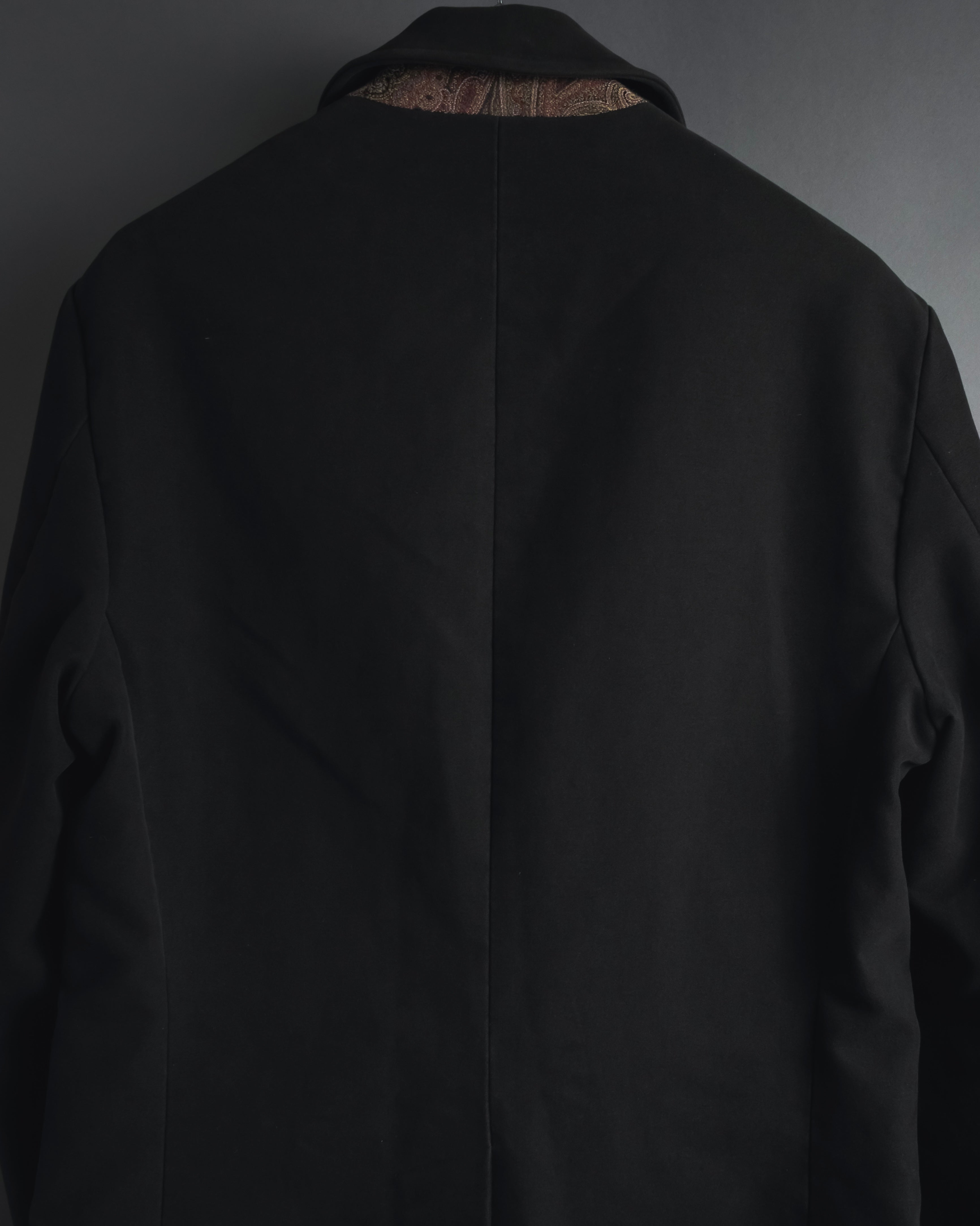 "ETRO" 08AW graphic-lined double-breasted coat