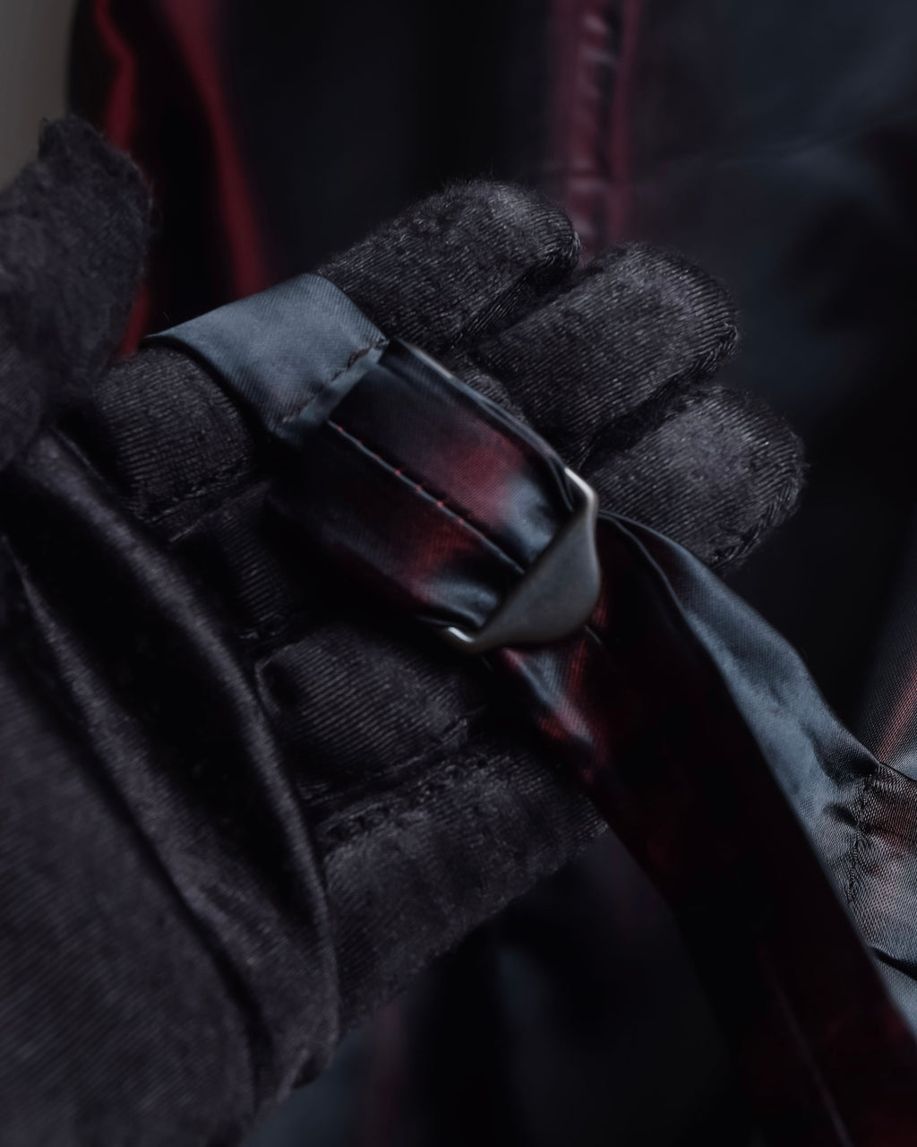 "GIORGIO ARMANI" Deep satin backed tailored wool vest