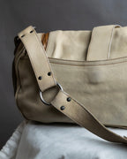 "Christian Dior" Gaucho saddle one shoulder leather bag