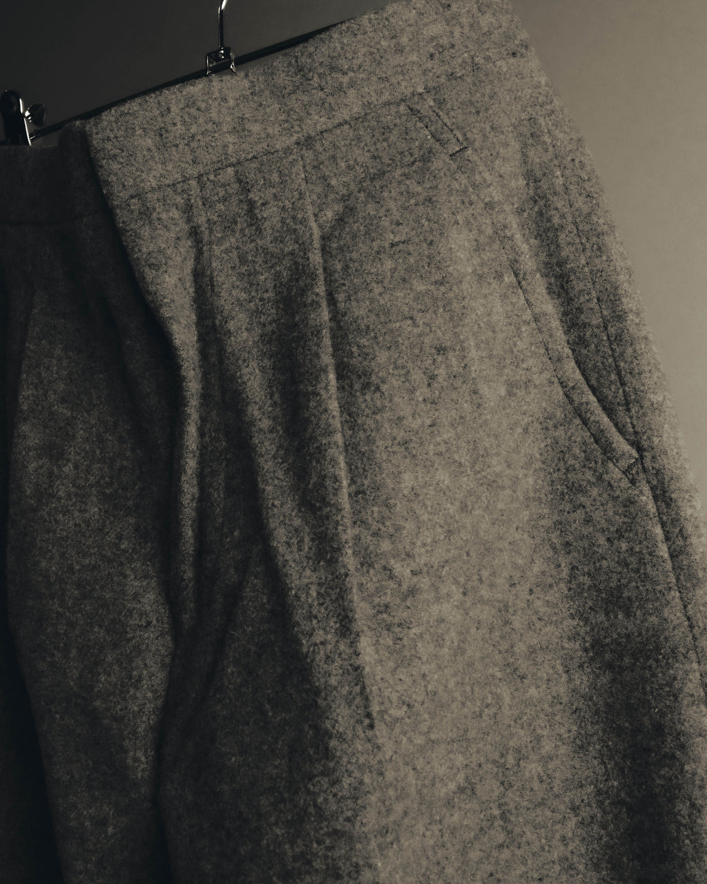 "tricot COMME des GARÇONS" 90's Brushed wool wide trousers