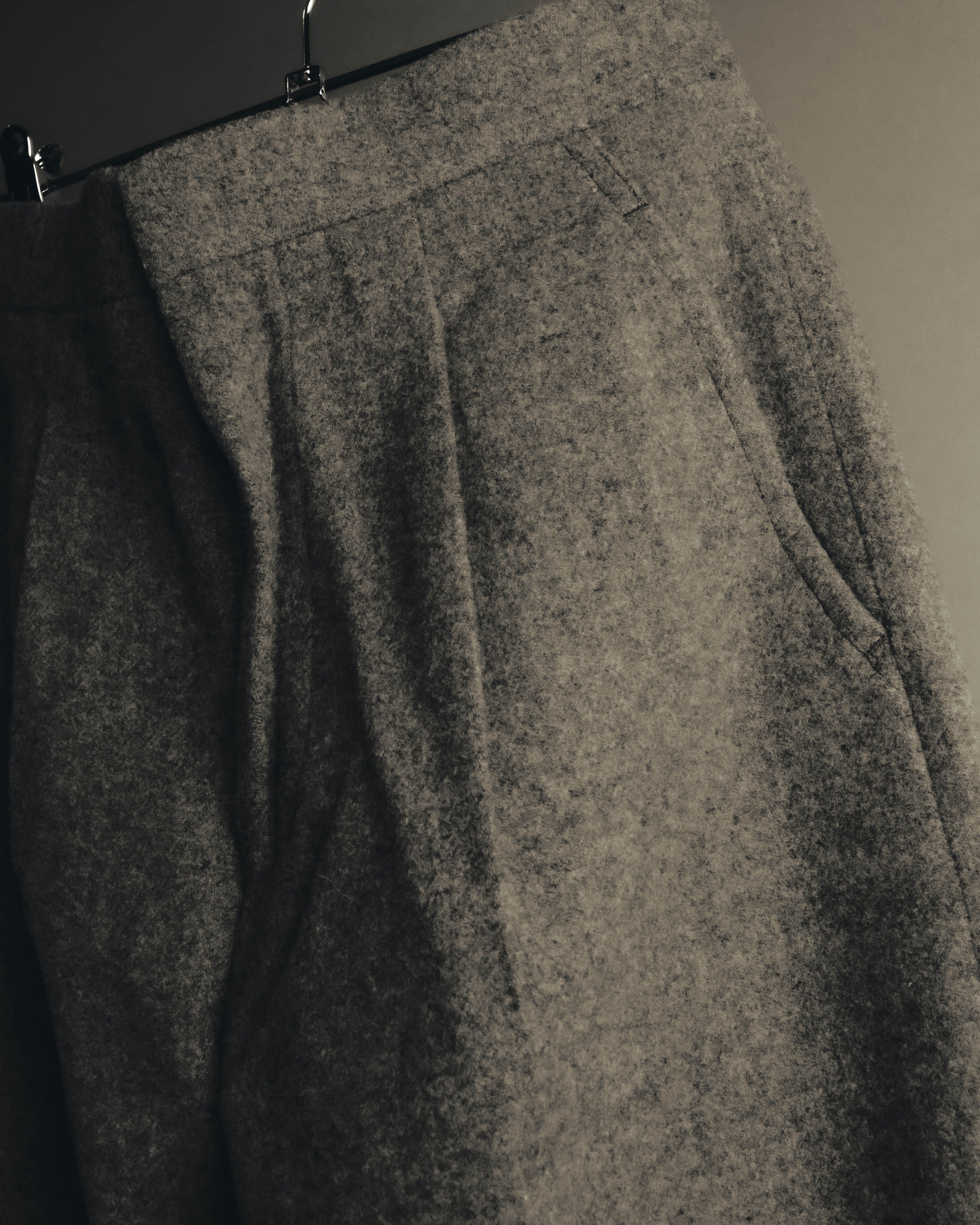 "tricot COMME des GARÇONS" 90's Brushed wool wide trousers