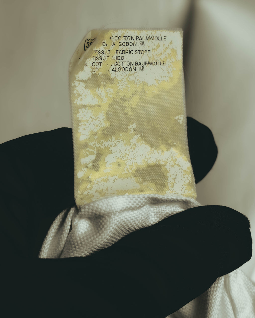 “Maison Martin Margiela” Replica 00’s-10’s Line 14 textured bib white shirt