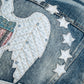 "Ralph Lauren" Eagle & star embroidered design denim jacket