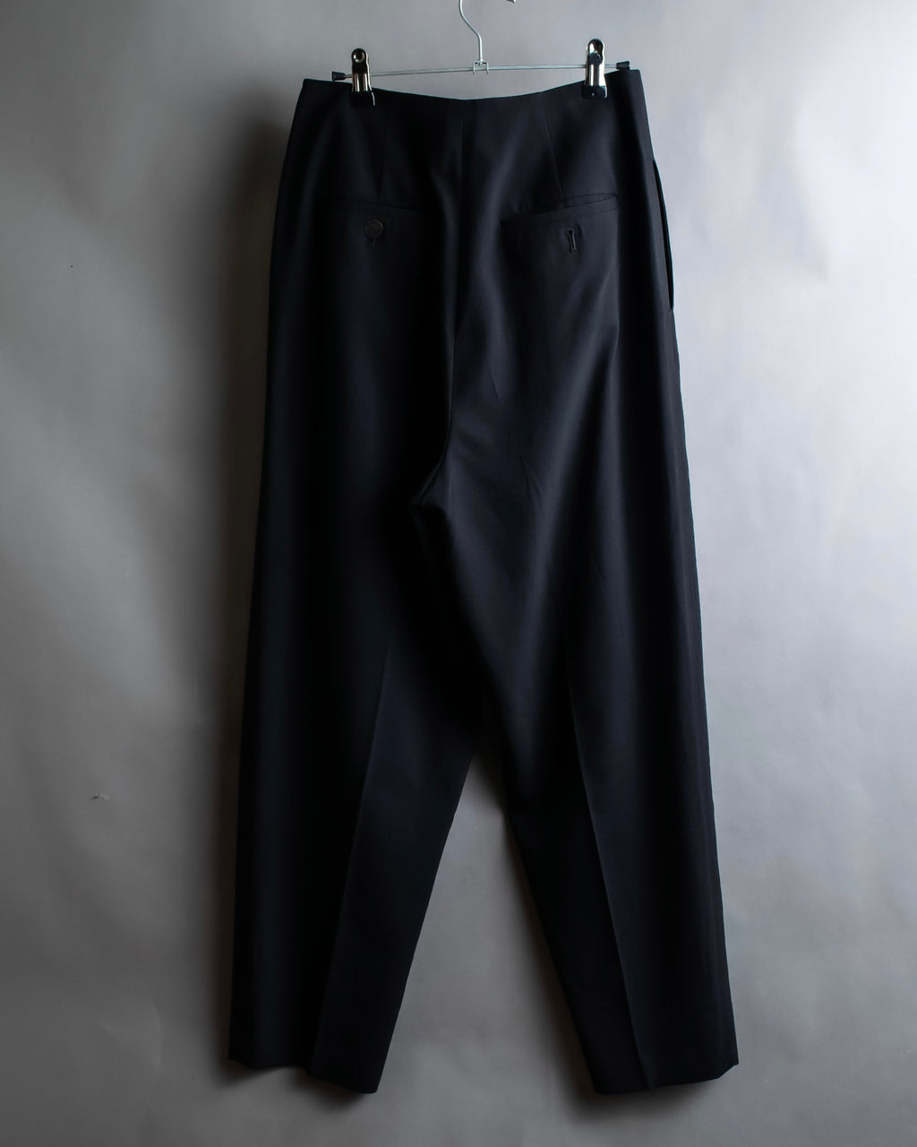 "LOEWE" Deep pleat tapered draped slacks