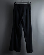 "Christian Dior Boutique Paris" Beautiful waistline wide silhouette Slacks